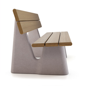 Dolomiti Bench by Bellitalia