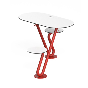 Zoid C 2 Seat Table by City Design