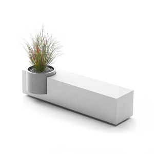 S Combo Bench / Planter by LAB23
